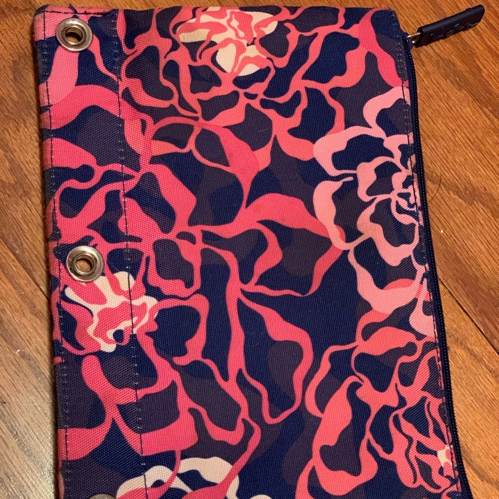 Vera Bradley Katalina Pink pen binder pouch